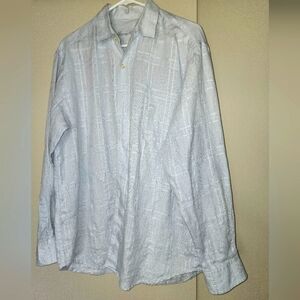 Tommy Bahama Light Gray Textured Shirt